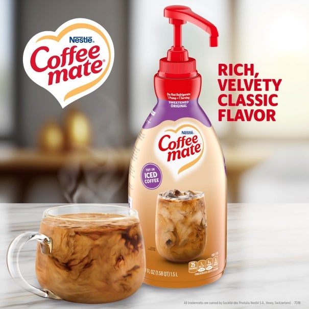 Coffee mate Original Creamer Concentrate Pump Bottle 50.7 Fl Oz 2Pk