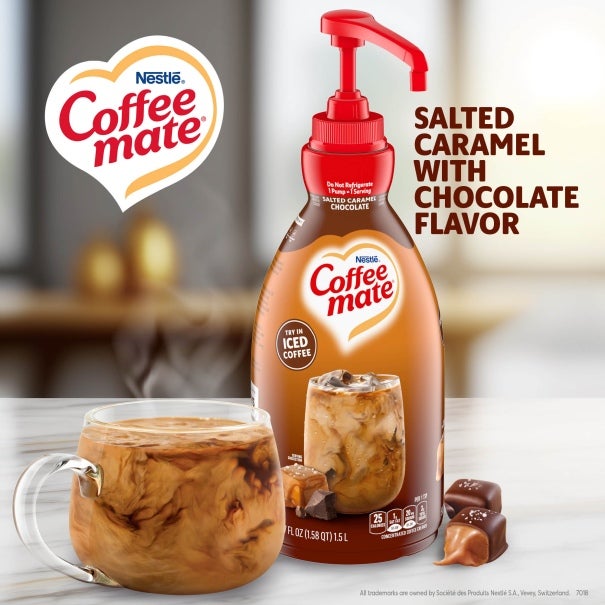 Coffee mate Salted Caramel Chocolate Liquid Creamer Concentrate 300 s