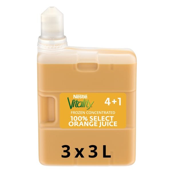 Vitality Select Orange Juice 100% Frozen Concentrate, 4+1, 3L (3Pack)