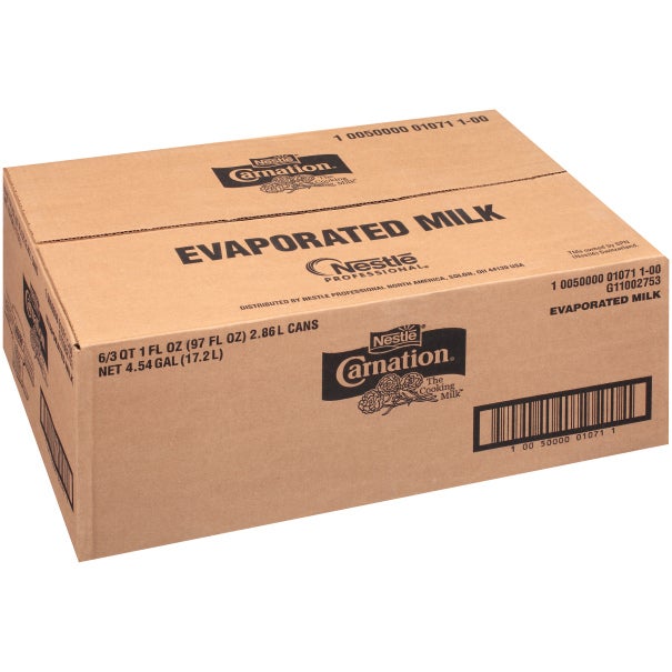 Nestlé Carnation Evaporated Milk 6 x 97 fluid ounces