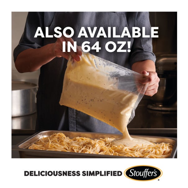 Alfredo Sauce, Gluten Free, 4x96oz | Stouffer's | Nestlé Professional