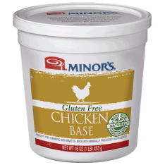 Minor's chicken base gluten free made with natural ingredients