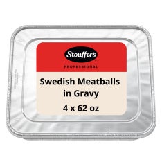 Stouffer's Swedish Meatballs in Gravy 4 x 62 ounces Tray Nestle