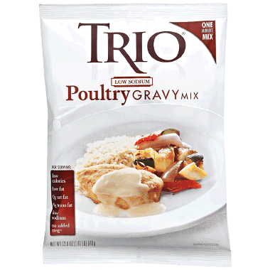 Trio Low Sodium Poultry Gravy Mix 8 x 22.6 ounces