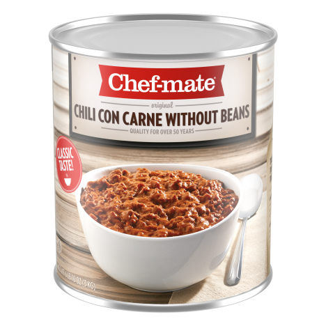 Chef-mate Chili Con Carne Without Beans Can