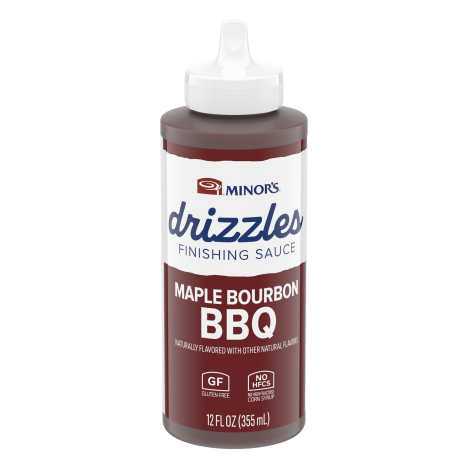 Minors Drizzles Maple Bourbon BBQ Bottle