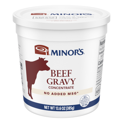 Minor’s Beef Gravy Concentrate 13.6 oz (Pack of 6)
