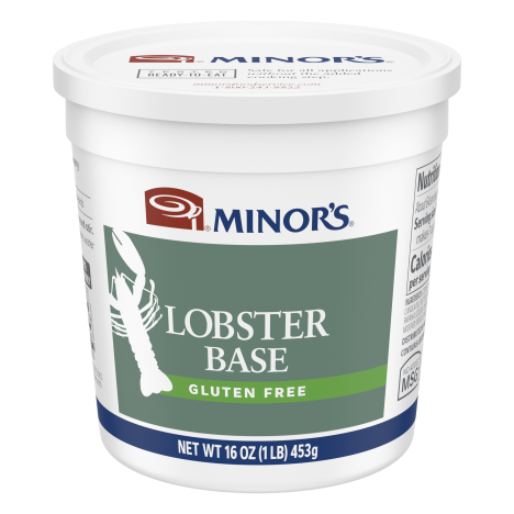 Minor's Lobster Base Gluten Free No Added MSG, 1lb (Pack of 6)