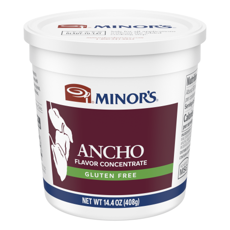 Minor’s Ancho Flavor Concentrate Gluten Free 14.4 oz (Pack of 6)