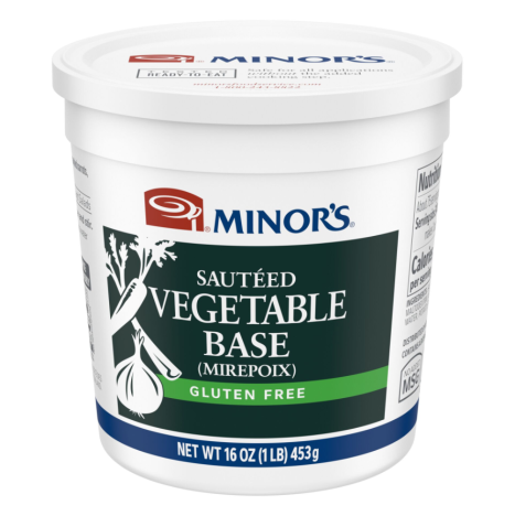 Minor’s Sautéed Vegetable Base (Mirepoix), No Added MSG, 1 lb (Pack of 6)