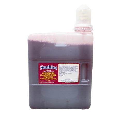 Sunkist Cranberry Cocktail 10% Frozen Concentrate in pack