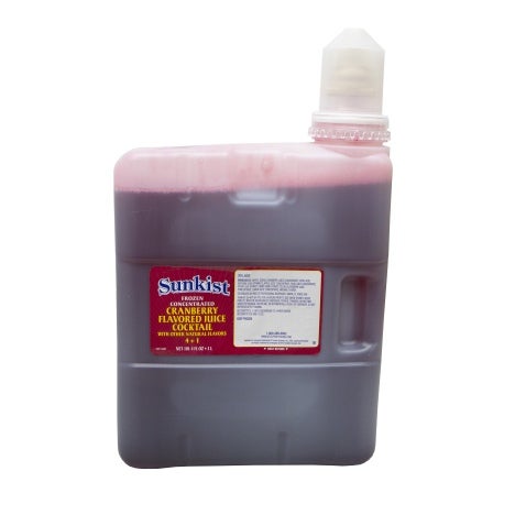 Sunkist Cranberry Cocktail 25% Frozen Concentrate in pack