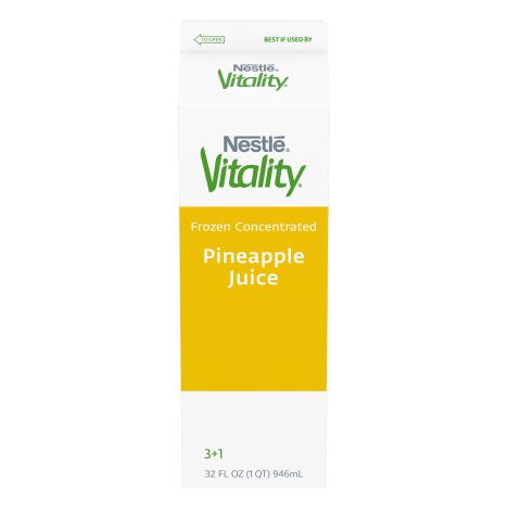 Nestlé Vitality 100% Pineapple Juice Frozen Concentrate in pack