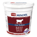 Minor's Beef Base Low Sodium (No Added MSG)* Gluten Free 6 x 1 lb Tub