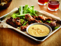 Chef-mate Golden Cheese Sauce with Smoked Jerk Chicken Wings
