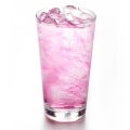 vitality grape raspberry flavor infused water in glass