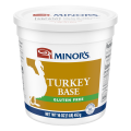 Minor’s Turkey Base No Added MSG Gluten Free, 1 lb (Pack of 6) in pack tub