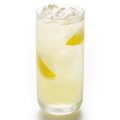 Sunkist Lemonade Beverage Base 15% Frozen Concentrate in glass