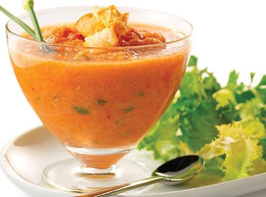 Tomato and Cucumber Gazpacho