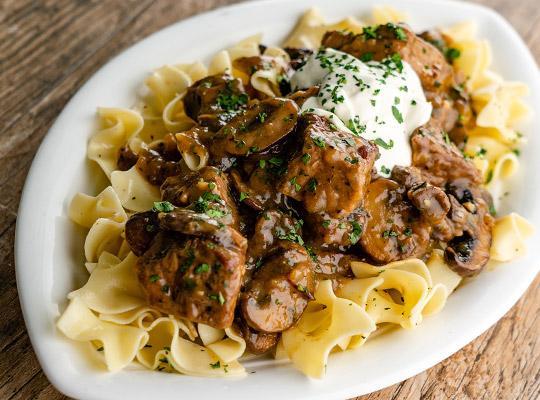 Beef Stroganoff