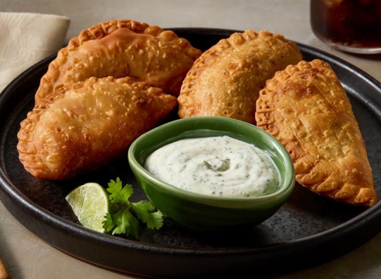 Roasted Garlic Cilantro Lime Crema