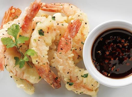 Peppered Tempura Shrimp