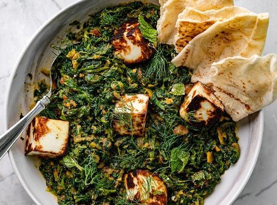 Basil Saag Paneer