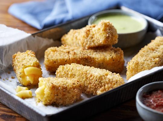 Fried Macaroni and Cheese Sticks