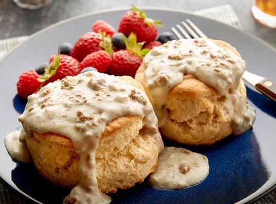 Biscuits with Chef-mate Country Sausage Gravy