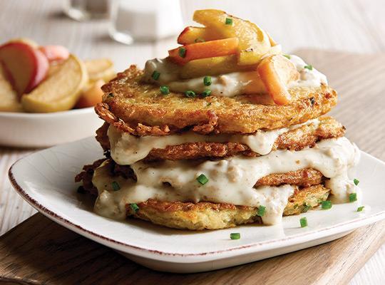 Potato Pancakes & Gravy