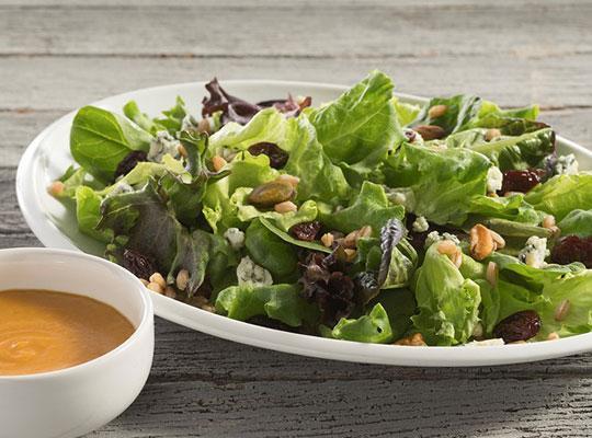 Harvest Salad with Pumpkin Vinaigrette