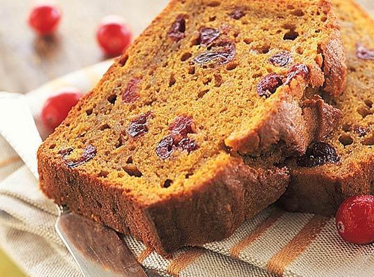 Pumpkin-Cranberry Bread