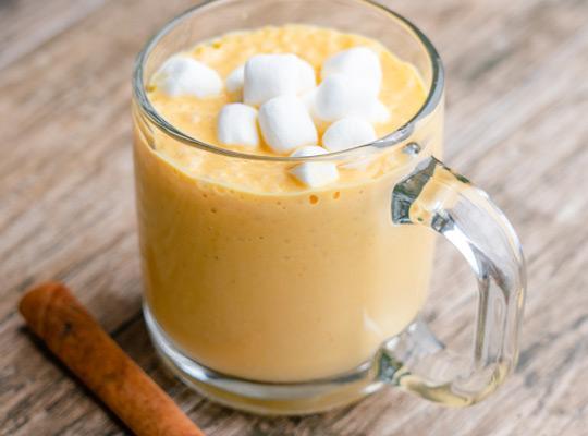 Pumpkin Spice White Hot Chocolate