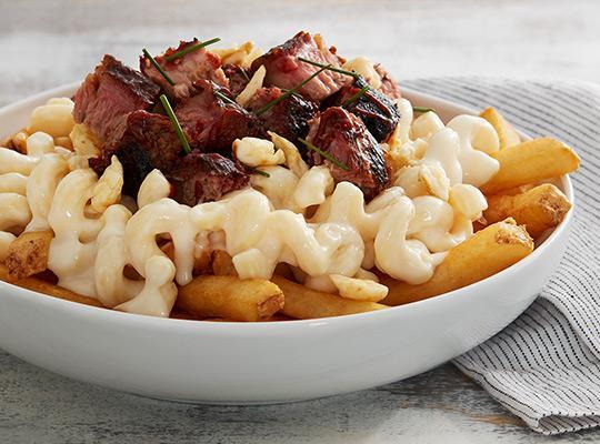 Burnt Ends Mac & Cheese Poutine