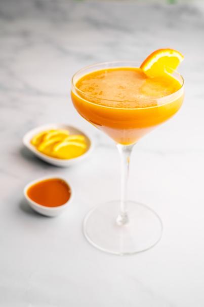 Blood Orange Passionfruit Mocktini