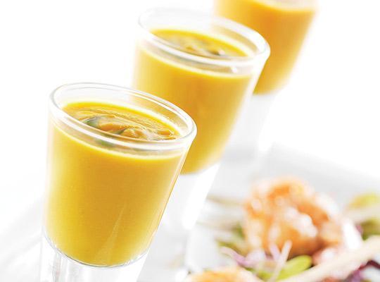 Curried Carrot & Coconut Milk Soup