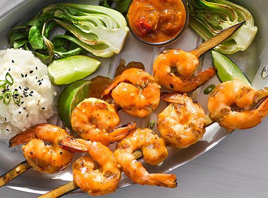 Thai Shrimp Kebabs