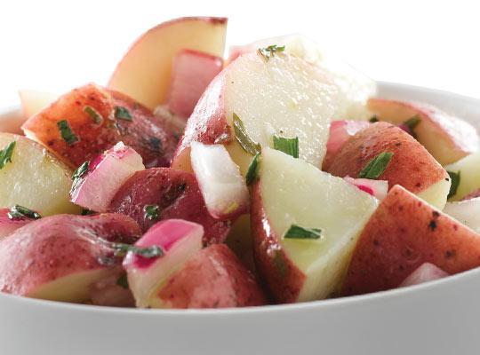 Hot Tarragon Potato Salad