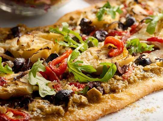 Rustic Flatbread with Roasted Poblano