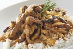 Burgundy Beef Tips with Mushrooms, Gluten Free*