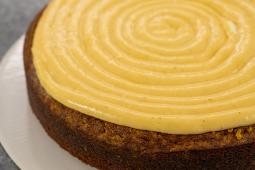 Pumpkin Carrot Cake w/ Pumpkin Cream Cheese Frosting