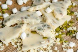Pumpkin Spice Pepita Fudge