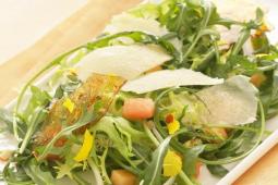 Mixed green salad with Savory Mustard Dressing