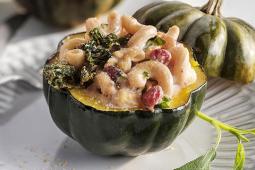 Mac and Cheese Stuffed Squash Bowl