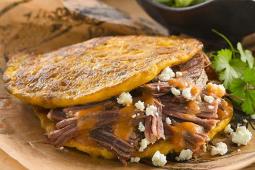Braised Beef Arepa