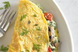 Spinach Artichoke Omelet, Gluten Free*