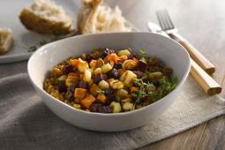 Buddha Bowl with Roasted Root Vegetables and Spelt