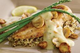 Sautéed Chicken &amp; Mushrooms with Lemon Parsley Sauce