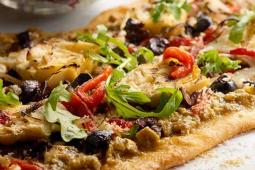 Rustic Flatbread with Roasted Poblano