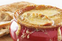 Beefy French Onion Soup made with Minor’s Beef Base